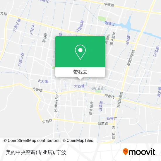 美的中央空调(专业店)地图