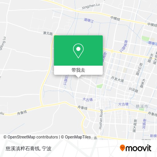 慈溪滇粹石膏线地图