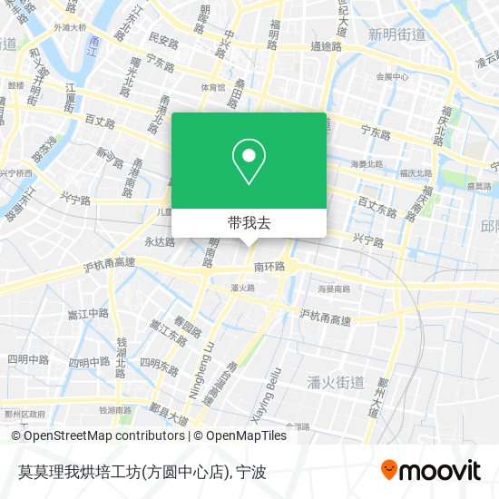 莫莫理我烘培工坊(方圆中心店)地图