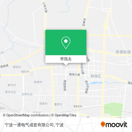 宁波一通电气成套有限公司地图