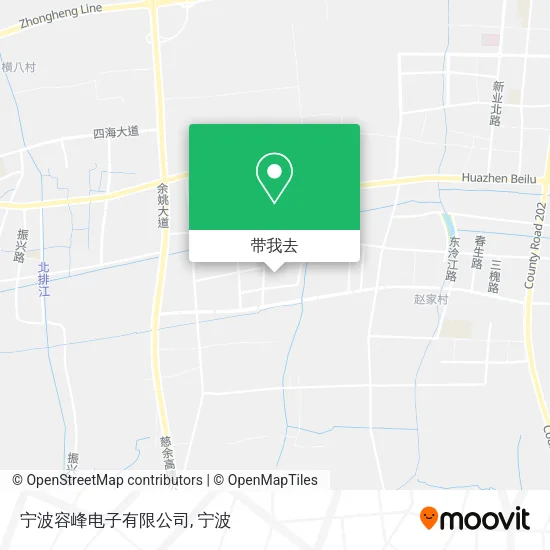 宁波容峰电子有限公司地图