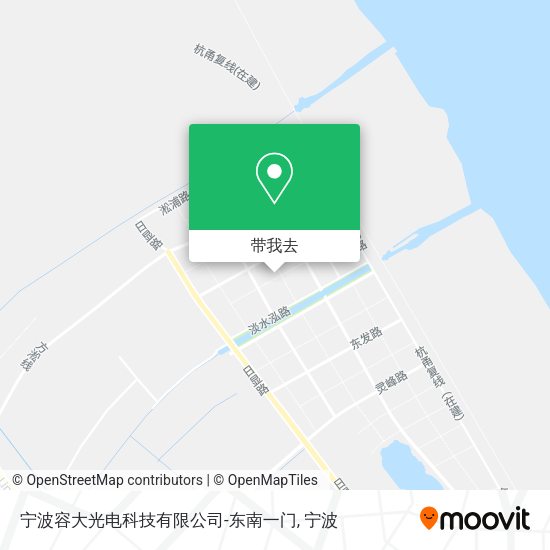 宁波容大光电科技有限公司-东南一门地图