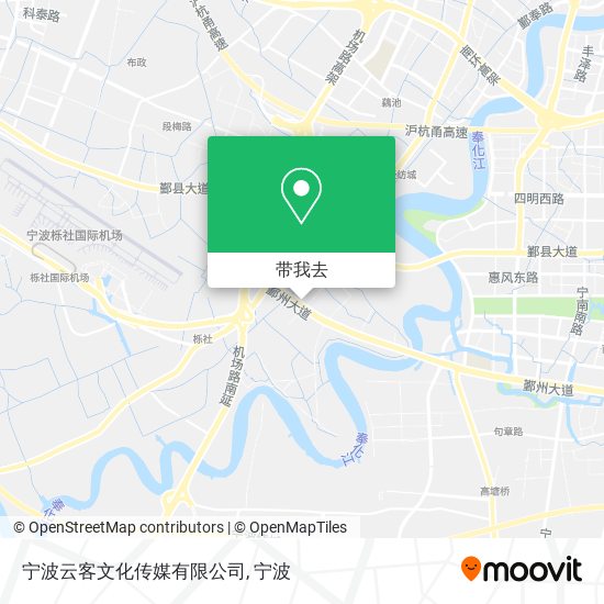 宁波云客文化传媒有限公司地图