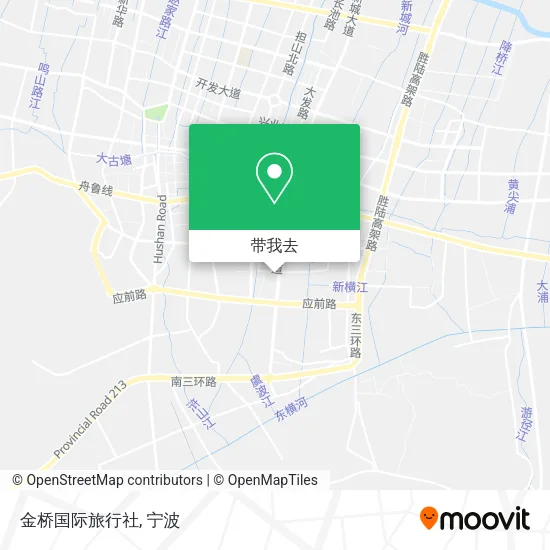 金桥国际旅行社地图