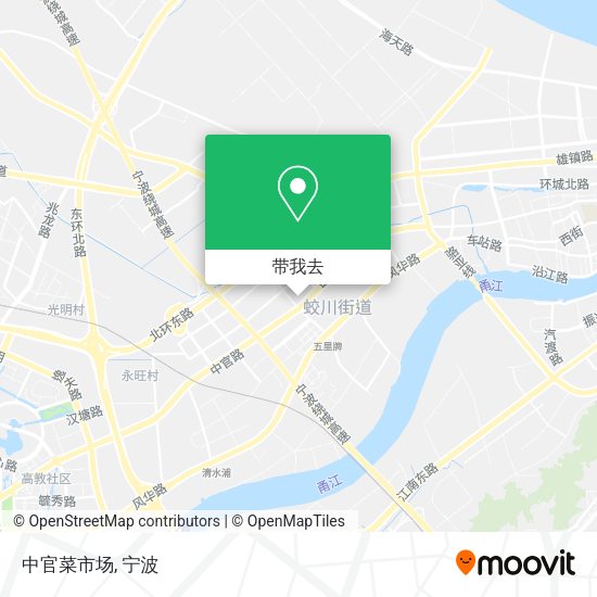 中官菜市场地图