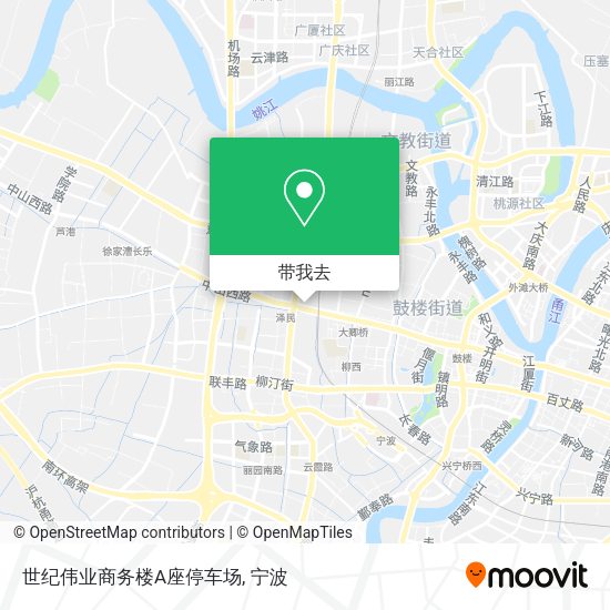 世纪伟业商务楼A座停车场地图
