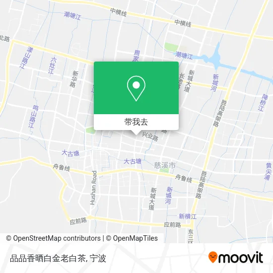 品品香晒白金老白茶地图