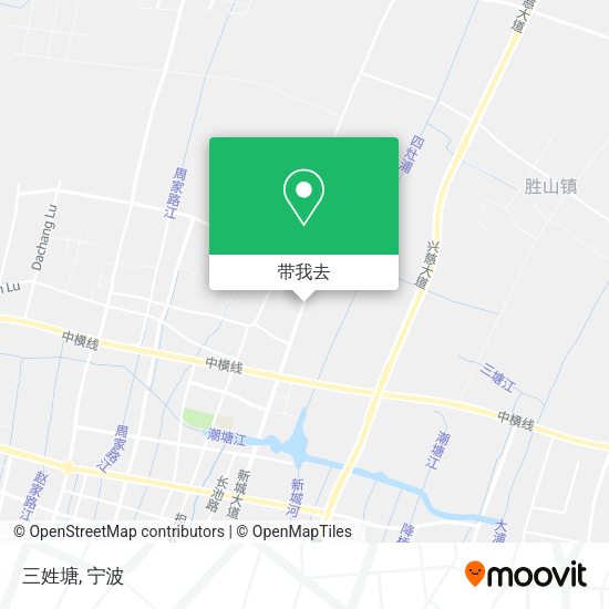 三姓塘地图