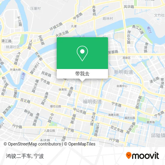 鸿骏二手车地图
