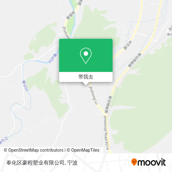 奉化区豪程塑业有限公司地图