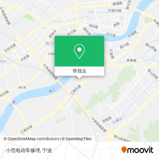 小范电动车修理地图