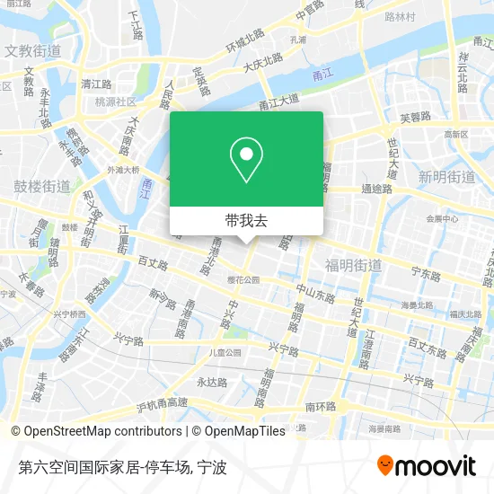 第六空间国际家居-停车场地图