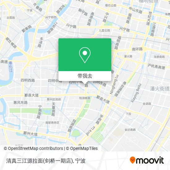 清真三江源拉面(剑桥一期店)地图