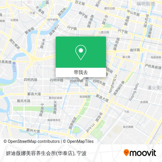 妍迪薇娜美容养生会所(华泰店)地图