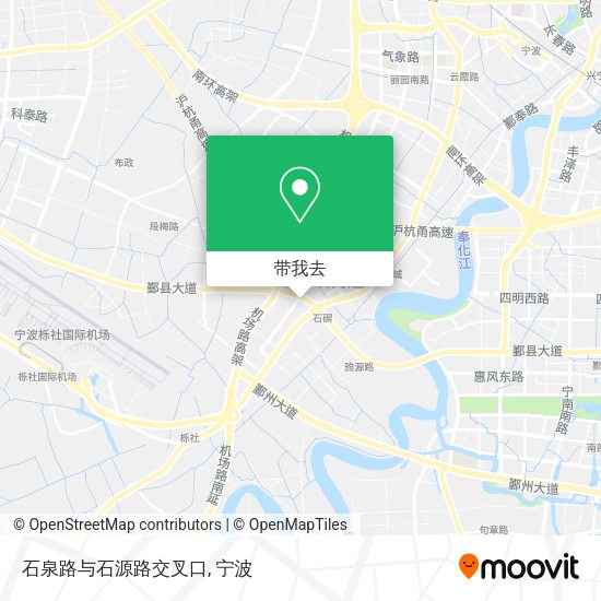 石泉路与石源路交叉口地图