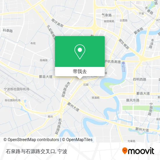 石泉路与石源路交叉口地图