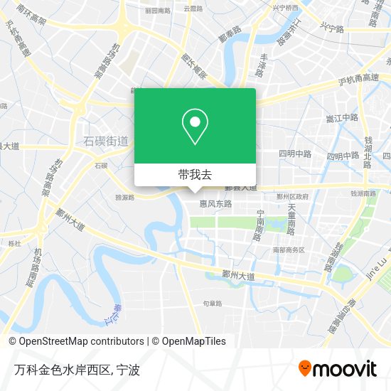 万科金色水岸西区地图