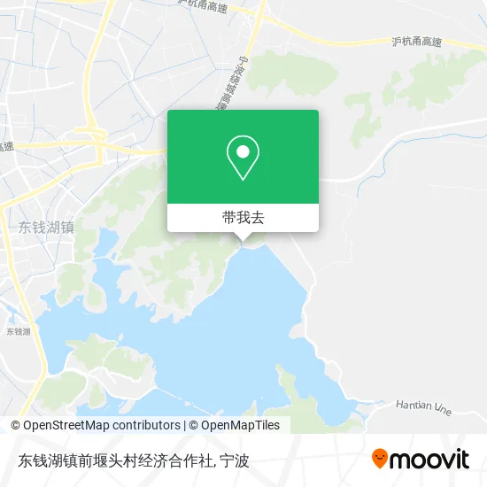 东钱湖镇前堰头村经济合作社地图