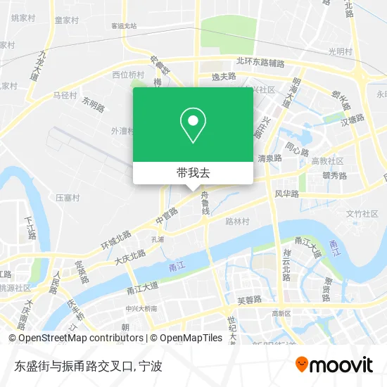 东盛街与振甬路交叉口地图