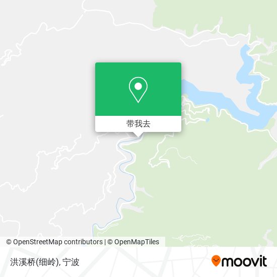 洪溪桥(细岭)地图
