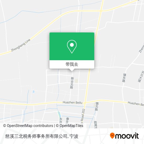 慈溪三北税务师事务所有限公司地图