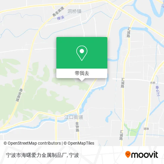 宁波市海曙爱力金属制品厂地图
