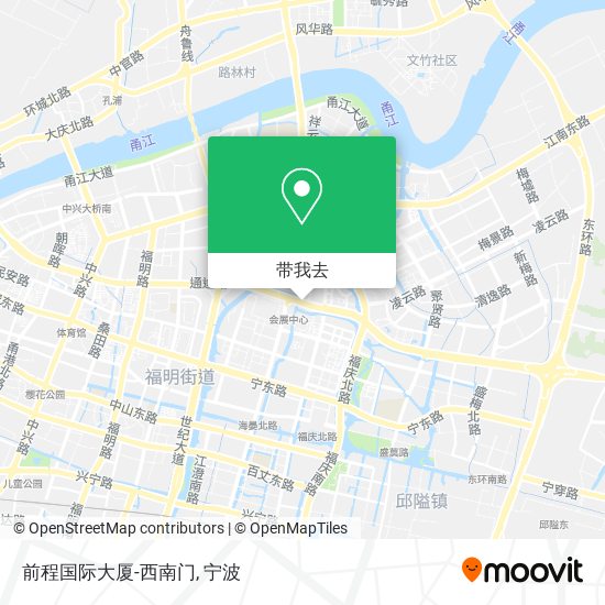 前程国际大厦-西南门地图