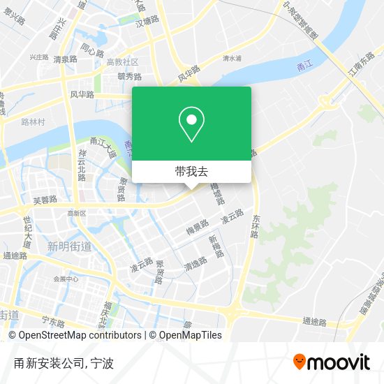 甬新安装公司地图