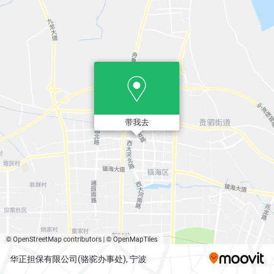 华正担保有限公司(骆驼办事处)地图