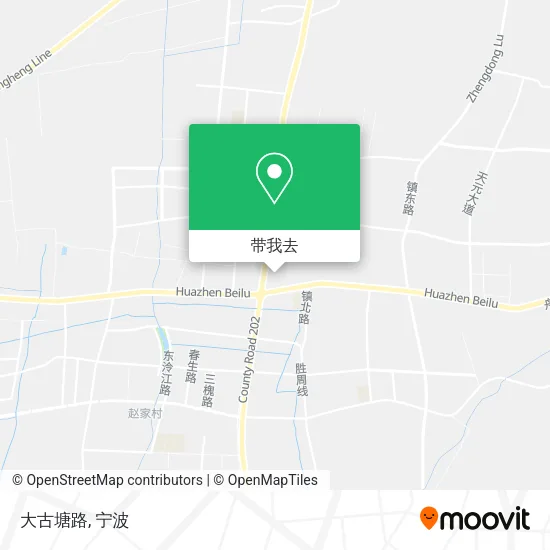 大古塘路地图