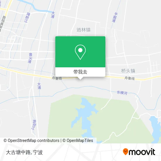大古塘中路地图