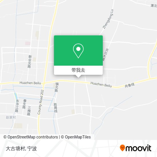 大古塘村地图