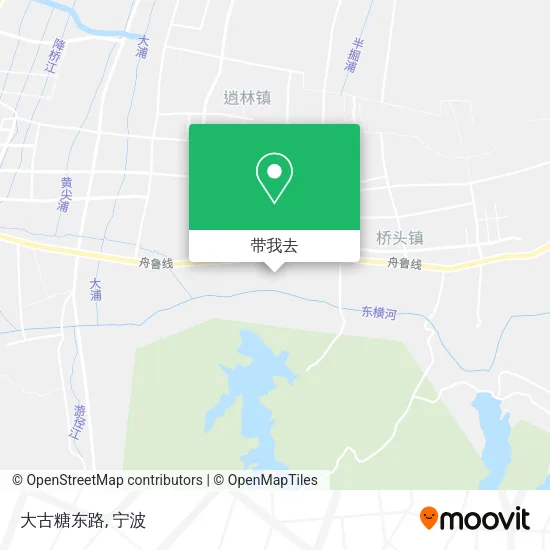 大古糖东路地图