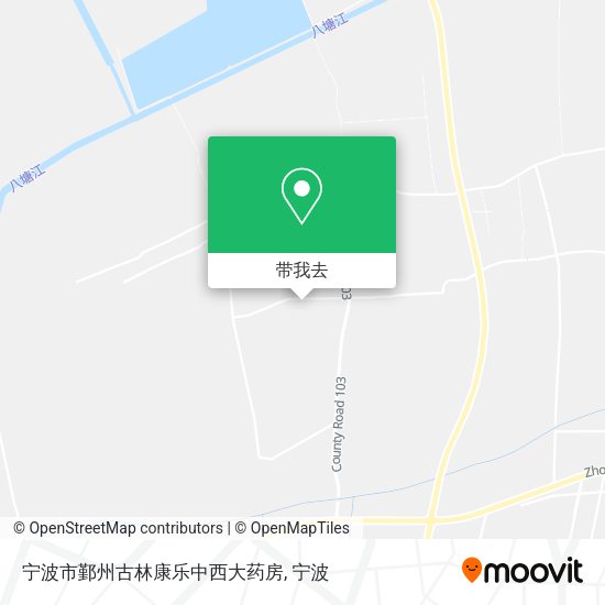 宁波市鄞州古林康乐中西大药房地图