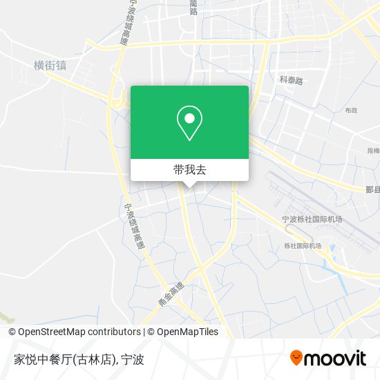 家悦中餐厅(古林店)地图
