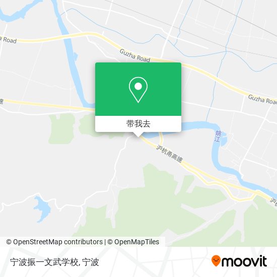 宁波振一文武学校地图