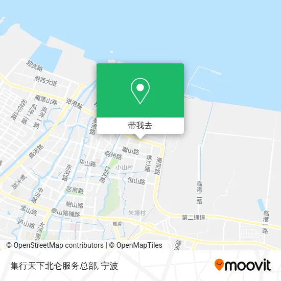 集行天下北仑服务总部地图