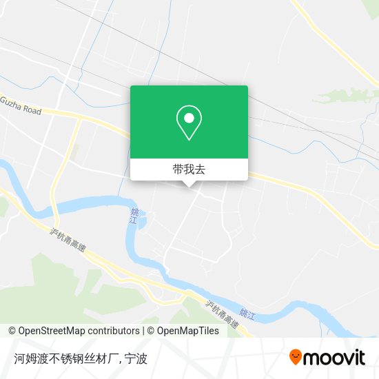 河姆渡不锈钢丝材厂地图