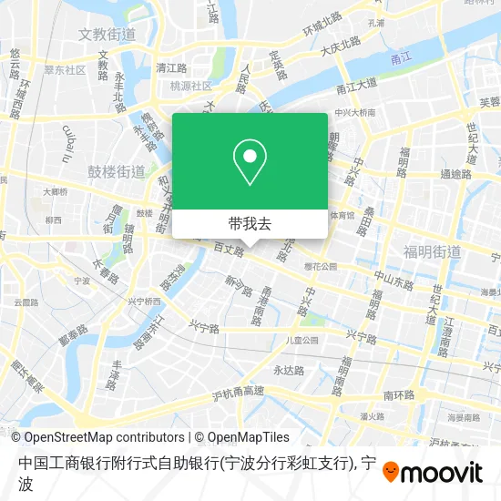 中国工商银行附行式自助银行(宁波分行彩虹支行)地图