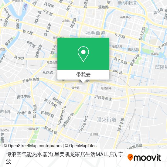 博浪空气能热水器(红星美凯龙家居生活MALL店)地图