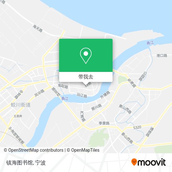 镇海图书馆地图