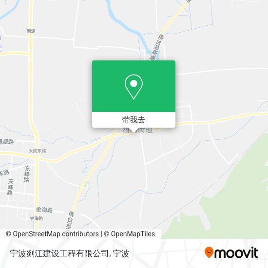 宁波剡江建设工程有限公司地图