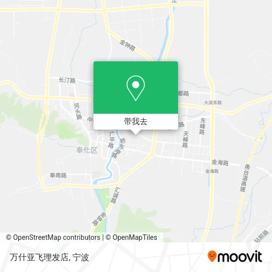 万什亚飞理发店地图