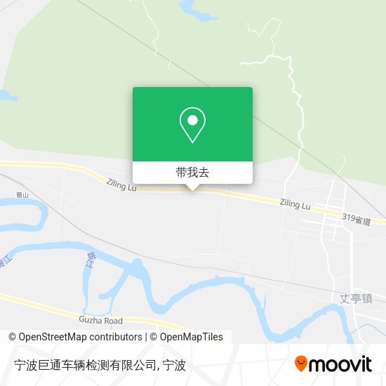 宁波巨通车辆检测有限公司地图