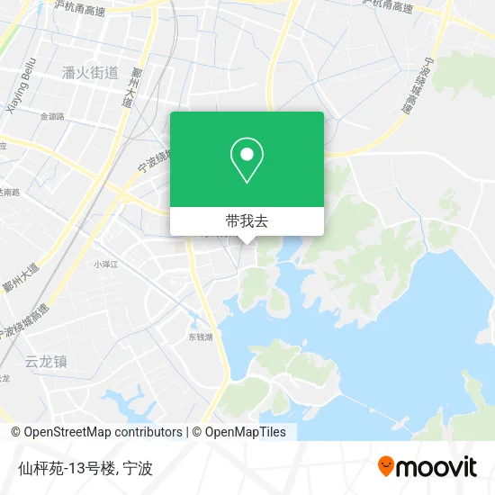 仙枰苑-13号楼地图