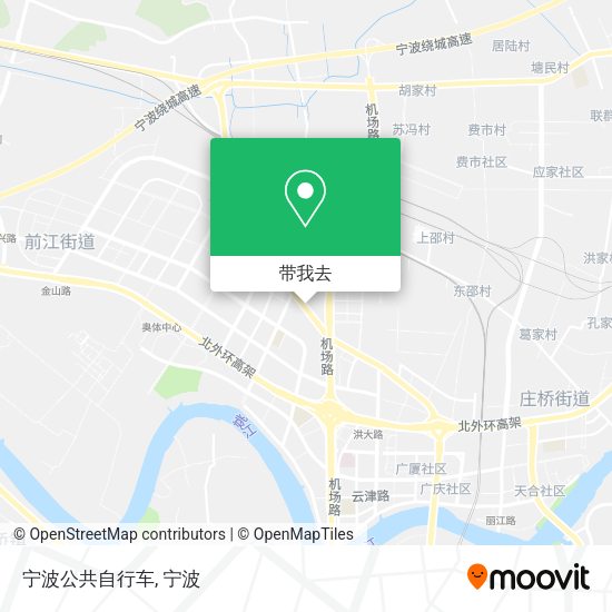 宁波公共自行车地图