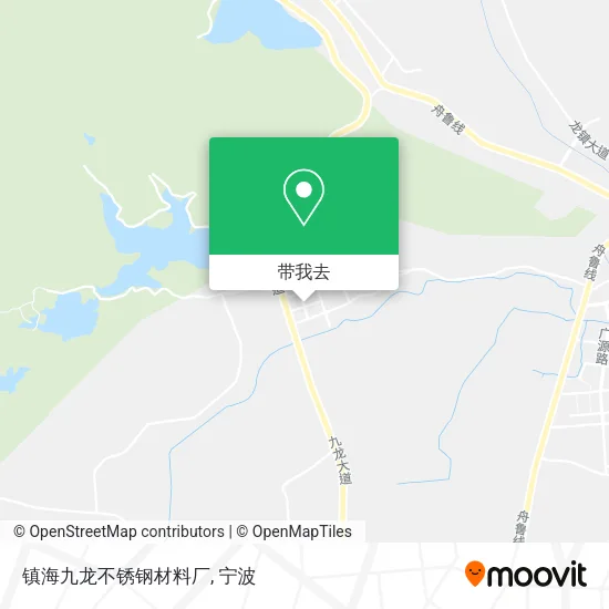 镇海九龙不锈钢材料厂地图
