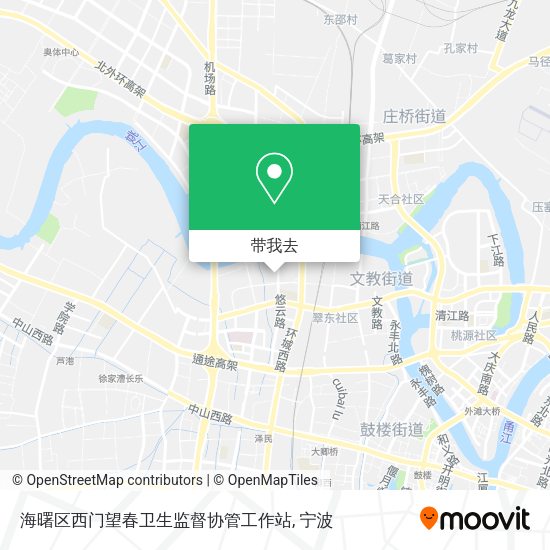 海曙区西门望春卫生监督协管工作站地图