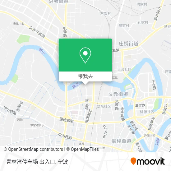 青林湾停车场-出入口地图