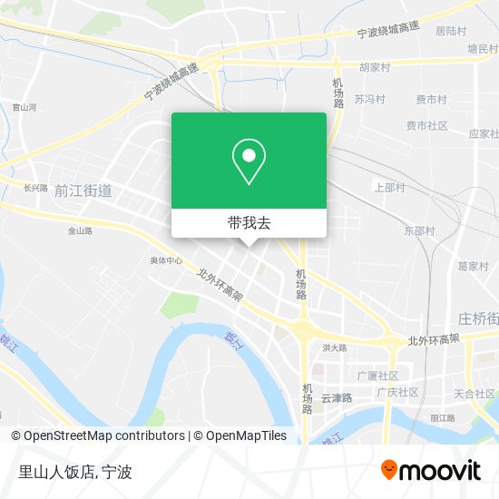 里山人饭店地图